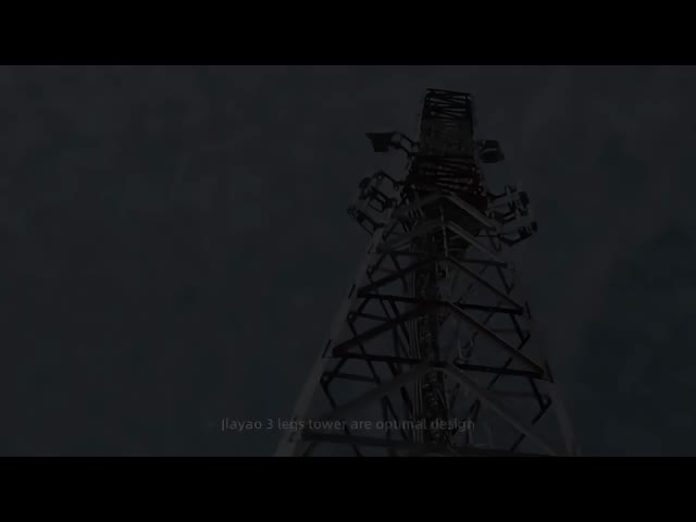 4G セルラーマスト 熱電管型鉄塔 10 25 35 40 M 3脚