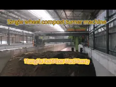 Chicken Manure Commercial Compost Turner Fertilizer Compost Turning Equipment