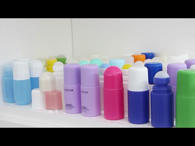 Colorful Deodorant Roll On Bottle 60ml with Customized Printing