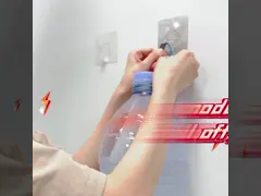 Вешалка крюка стены крюка WGO встали на сторону двойником, который слипчивая для оформления двери одежд ключей полотенец шляп пальто вися домашнего video