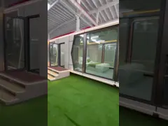 Rumah Kapsul Luar Angkasa Modular Kompak Kontainer Pod Prefabrikasi