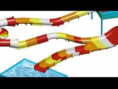 Водный бассейн стеклоткани лебедя мультфильма детей небольшой сползает для парка/бассейна Аква video