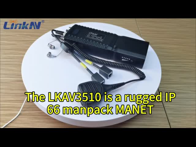LKAV2201 ポータブル ハンドヘルド ワイヤレス セキュリティ IP メッシュ ラジオ 350MHz-4GHz 調整可能