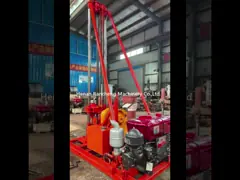 150m Portable Hydraulic Core Drilling Rig Machine With 10.6KW 15HP Changchai