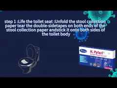 Des kits de tests rapides à une étape pour le diagnostic avancé des anticorps H.pylori pour la détection des maladies