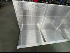 Concert Barricade Crowd Control Barrier Aluminum Stage Mojo Barrier video
