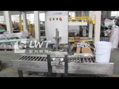 High Speed Stainless Steel Barrel Paint Capping Machine 220V / 50Hz video