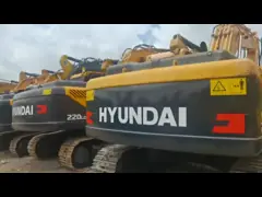 Hydraulic tracked excavator, original Hyundai 225-9T excavator Discounted Price