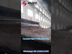 Тюфяк волокна кокоса делая производственную линию Нонвовен 4500мм video