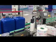 Bottiglie quadrate e piatte TN-200LDS Single Side Self Adhesive Labeling Machine