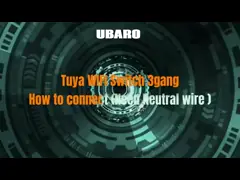 EU 86 Type 2Gang Tempered Glass Smart WI-FI Switch Control Compatible with Voice Assistant Alexa Alice Need Neutral Wire