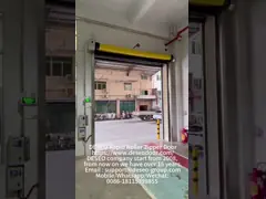 Les portes rapides industrielles IP55 de rouleau actionnent 0.75KW avec le détecteur radar video