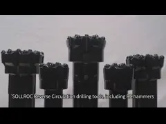 Свернутая циркуляция SRC40 RC Биты для бурения свернутой циркуляции video