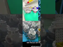 Турбогазетка Турбоманифольдгазетка турбонагнетатель турбина впускной фланц газетка подходит HX50 video