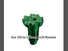 Zu durchlöchern Bohrungs-Felsen-Knopf-Stückchen MING Industrials 110mm 110PS DTH unten
