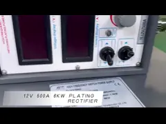 Industrial Power Supply For PCB Plating 12V 500A  With 220Vac 3Phase Input For Mexico