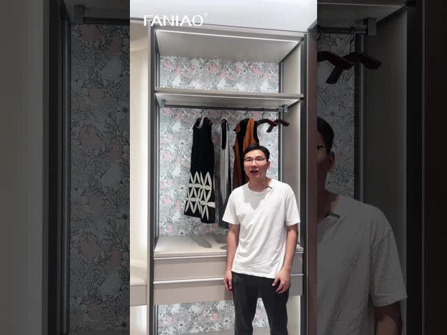 На заказ белый шкаф на заказ ПЭТ складной дверной шкаф видео