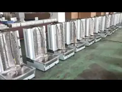 5 Burners Shawarma Grill LNG/LPG Roast Grill With Auti Rotating Roast Pole