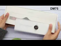 DM75 Ladies Smart Watch Ultra Thin Body 1.04 Inch Massive Exercise Modes Music Player