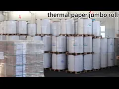 45-80 гг. Вес POS Термальная бумажная рулонка Различные размеры Доступны 100% девственная древесная целлюлоза video