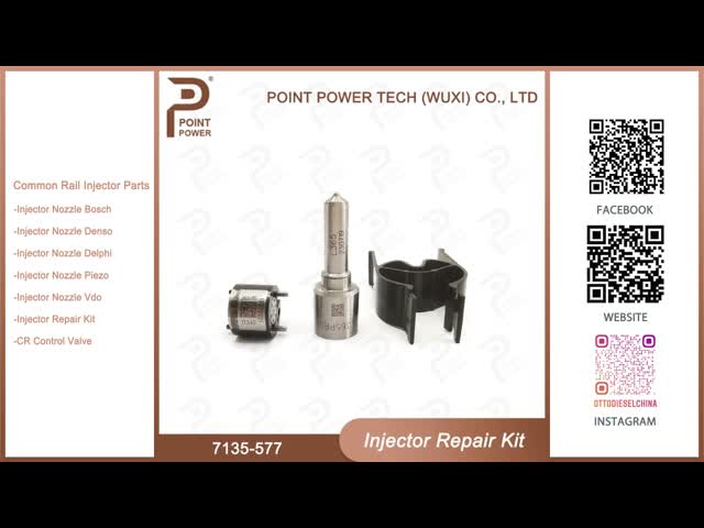 Комплект по ремонту впрыска Delphi Nozzle-CVA Kit 7135-577 для 28239766 GMDAT Z22D Комплект для впрыска впрыска видео