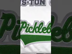 Двухслойный швейный дизайн на заказ буквы и пластыри из ченилы video