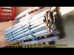 Diameter 50mm Length 1250 Aluminum 2A70 Rod for Heater Oxidized Surface