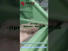 Высокоскоростная машина отверстия штрафа ткани, ширина 1100-2000мм машины консервооткрывателя волокна video