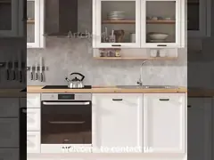 Традиционный стиль искусственный камень столешницы Кухонный шкаф Для наружных и спальных кухонных помещений video