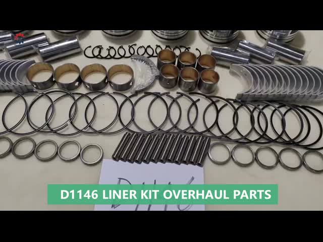D1146 Cylinder Liner Kit 65.02501-0507 65.02503-8146 65.01201-0050 Engine Rebuild Kits For  Diesel Engine Parts