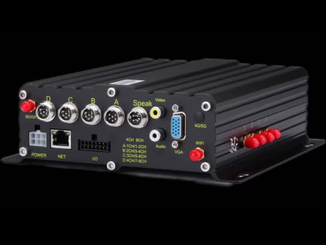 AI 4CH Car Recorder With GPS DVR 1080p Mobile DVR Car DVR Video Recorder