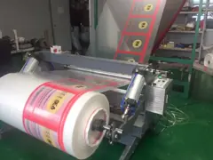 Сумки безопасностью ясной трамбовки очевидные с сумкой множественных серийных номеров штрихкода безпошлинной пакуя video