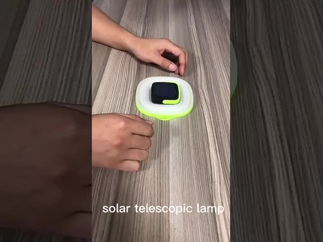 Silicone Collapsible Garden Camping Solar Lamp Solar Camping Light