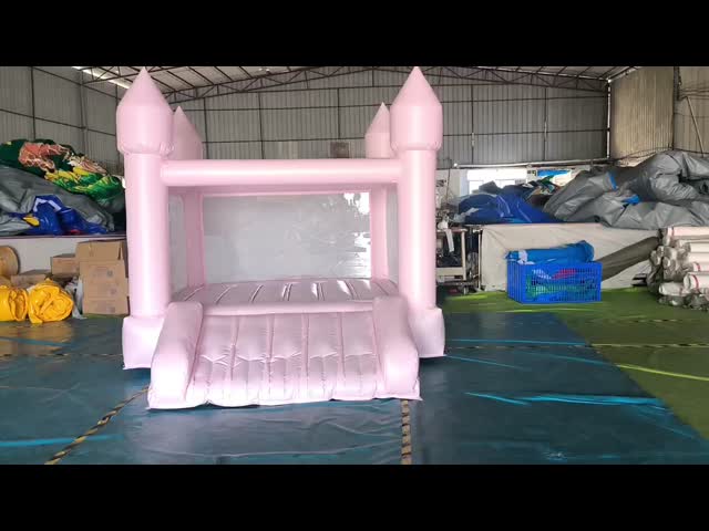 Inflatable Jumping Castle Commercial White Bounce House For Wedding jumping castle