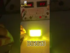 Métal plastique 2 LED blanc jaune double couleur RGB projecteur lumière de brouillard