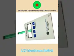 Pocket Layered Graphic LCD Printing LED Membrane Switch Foil For Medical Enclosure