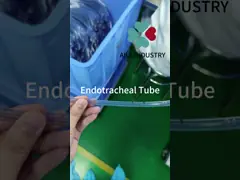 Мягкий PVC визуальный двойной люмен и эндотрахеальная трубка для хирургической анестезии video