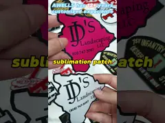 Ткань печати цифров вышитая латает кожу дружелюбную для передачи тепла одежды video