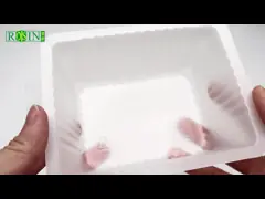 Thermoforming Vacuum Sealed Frozen Food Tray Plastic Tofu Tray Disposable