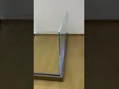 6063-T5 Aluminum U Channel For Glass Railings With LED Lights