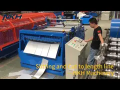 Steel Coil Slitting Line Machine , Cut To Length Line Machine For 1.0mm Metal Sheets