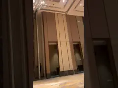 45dB Soundproof Level Gala Banquet Hall Partition Wall Customization