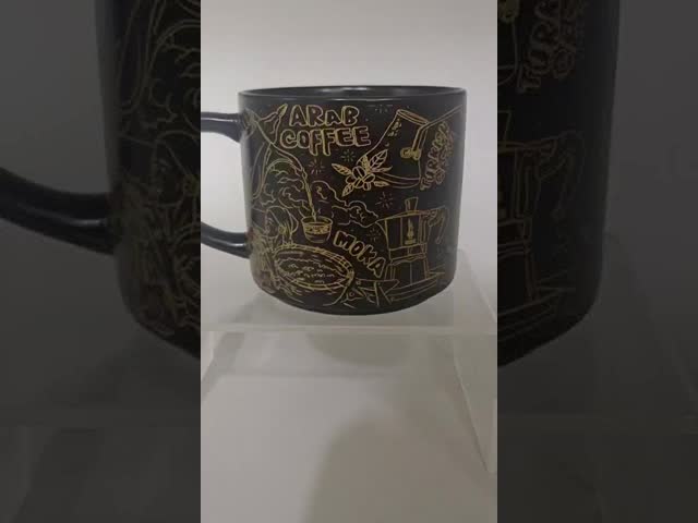 Кофейная кружка Печать Сублимация Керамика Новый рекламный логотип Печать Кофейные кружки для 1 пользователя Круглое безопасность пищевых продуктов видео