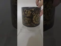 Кофейная кружка Печать Сублимация Керамика Новый рекламный логотип Печать Кофейные кружки для 1 пользователя Круглое безопасность пищевых продуктов video