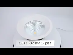 Сниженный светодиодный задней лампой COB 60 градусов угол луча CRI 80 video