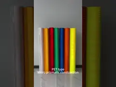 Высокопрозрачный ПЭТ-призматический отражательный лист с высокой производительностью video