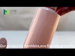 Розовая уникальная косметика PETG разливает 200ML по бутылкам ориентированное на заказчика с PP нагнетает video