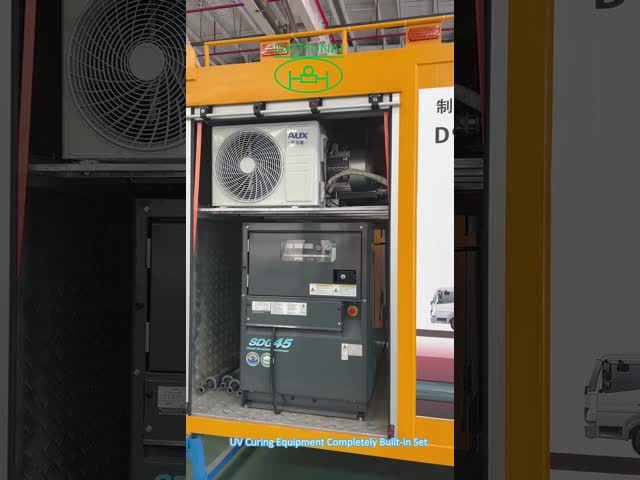 0.1-4m/Min Curing Speed UV CIPP Equipment 200m/60-130\U2103 Mercury Bulb System