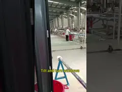 Dark Gray PVC Tilt And Turn Window UPVC Tilt Turn Casement Windows For Home