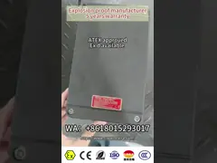 Plastique entier (GRP) Exproof Panneau de commande ignifuge Boîte ATEX CNEX Noté WF2 AC110/220/3800/460v